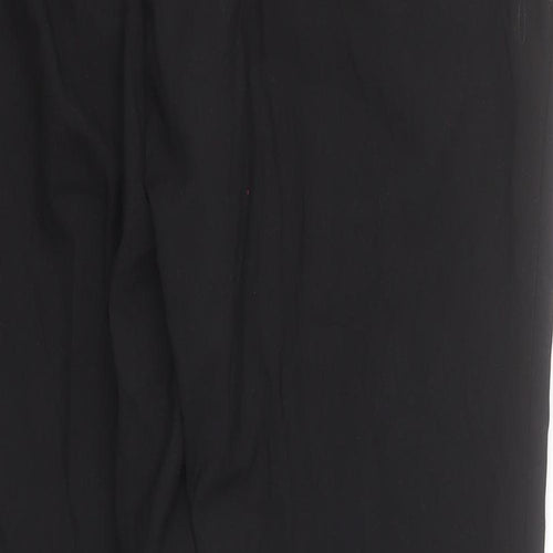 NEXT Mens Black  Polyester Trousers  Size 34 in L28 in Regular