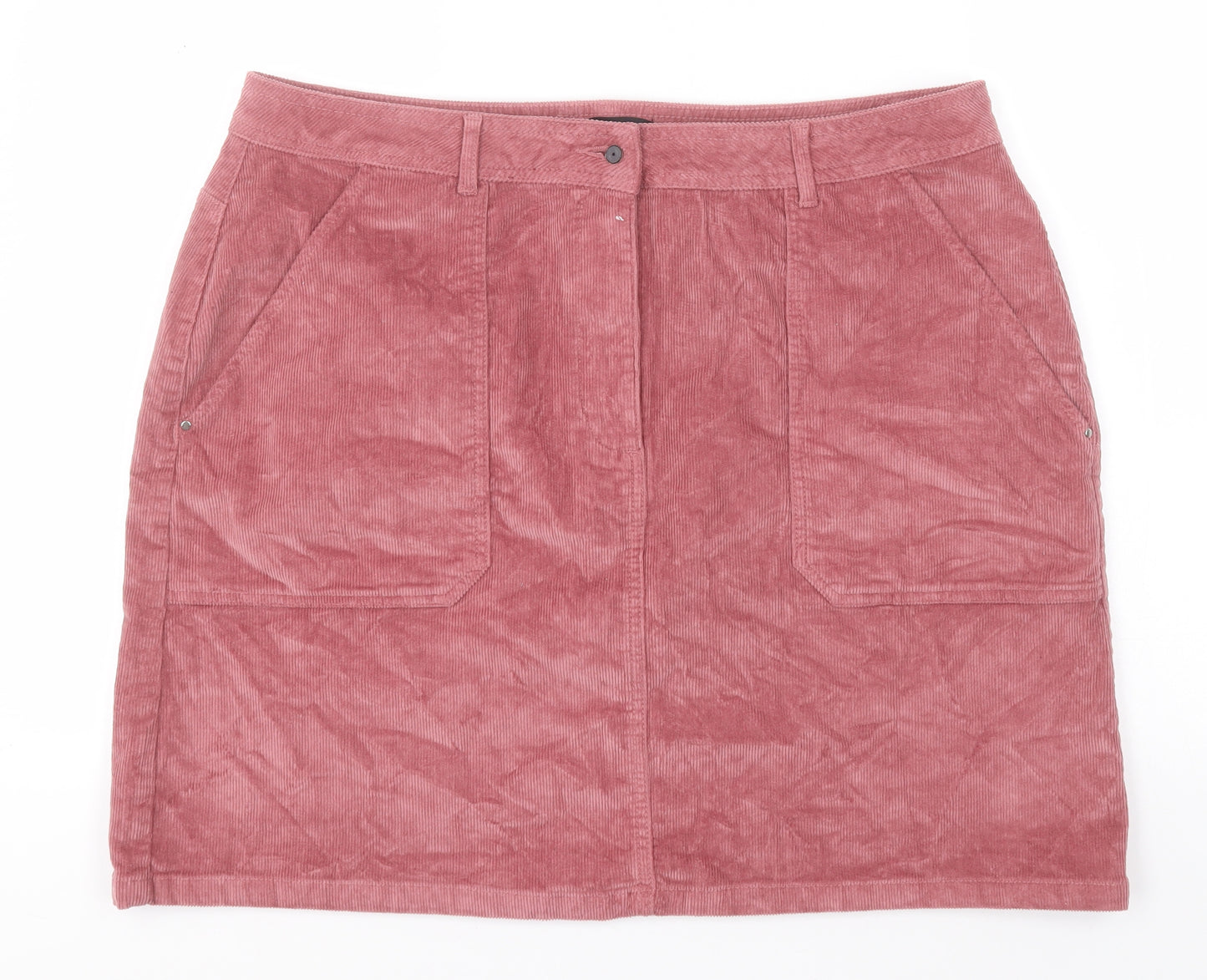 Dorothy Perkins Womens Pink  Cotton Skort Skirt Size 18