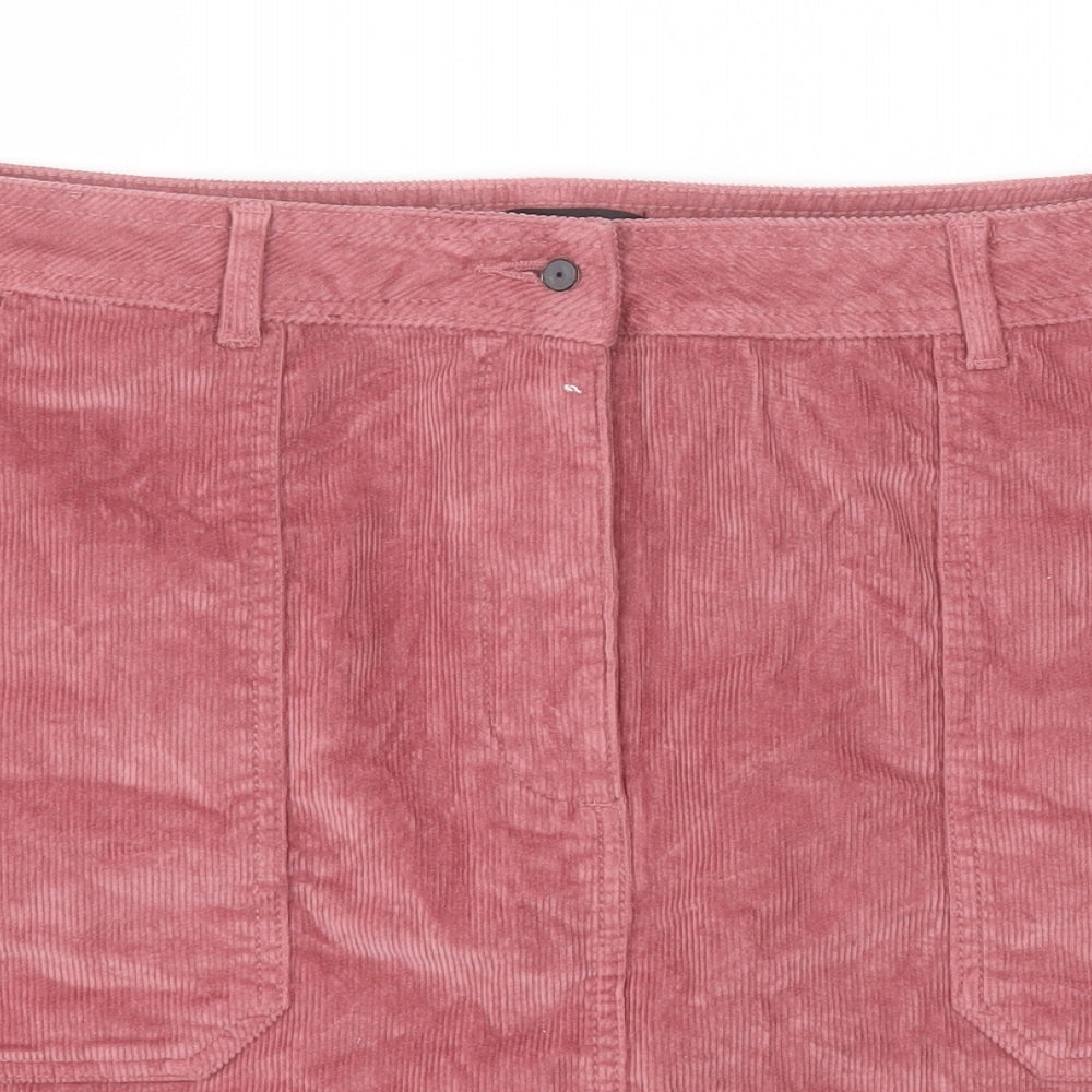 Dorothy Perkins Womens Pink  Cotton Skort Skirt Size 18