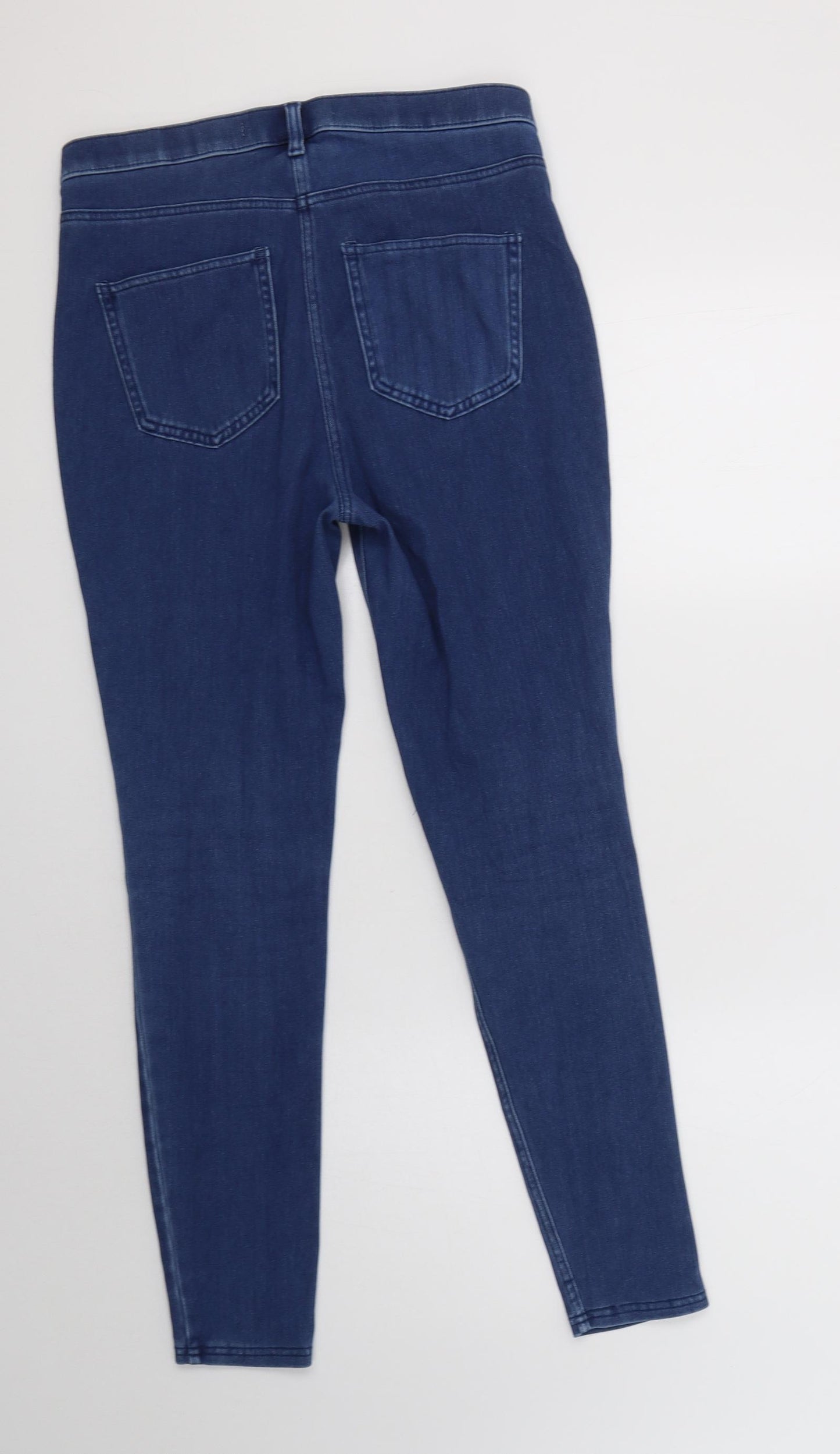 NEXT Womens Blue  Cotton Jegging Jeans Size 12 L29 in Regular