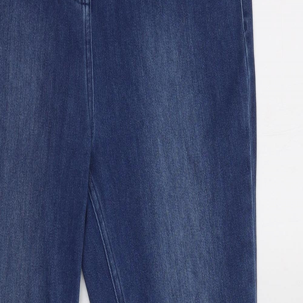 NEXT Womens Blue  Cotton Jegging Jeans Size 12 L29 in Regular