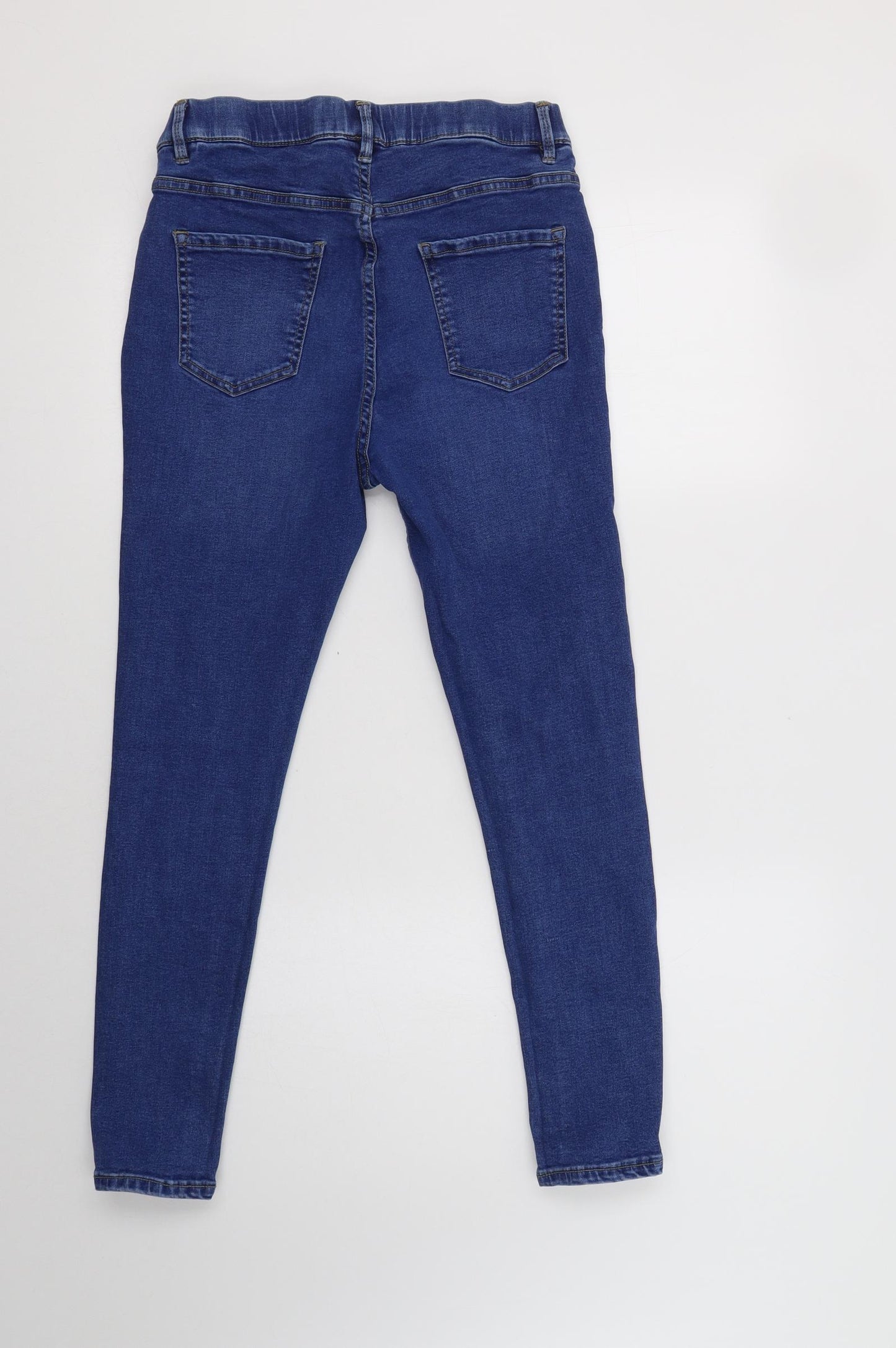 New Look Womens Blue  Cotton Jegging Jeans Size 12 L28 in Regular