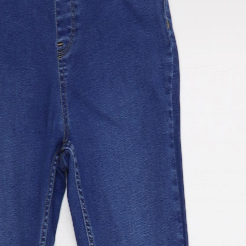 New Look Womens Blue  Cotton Jegging Jeans Size 12 L28 in Regular