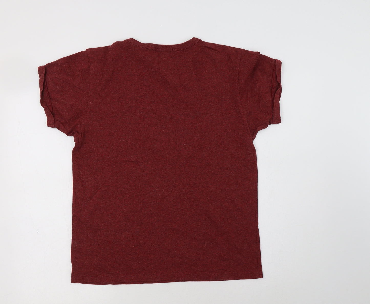 Maison Labiche Mens Red  Cotton  T-Shirt Size S Crew Neck  - Sausage Dog