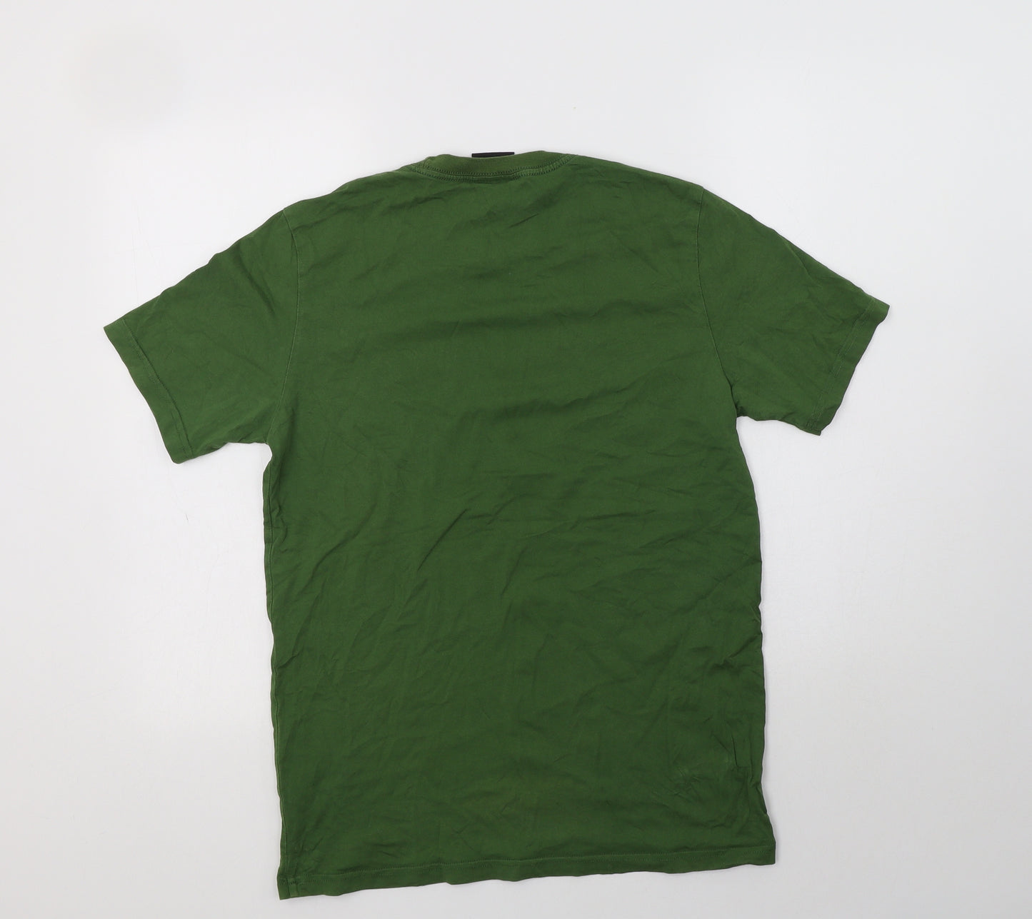 Paul Sm Mens Green  Cotton  T-Shirt Size S Crew Neck