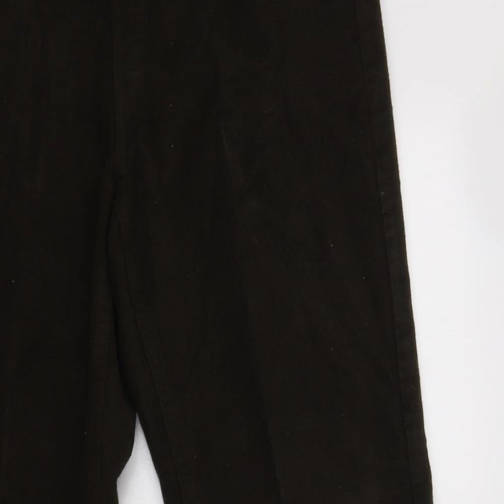Samuel Windsor Mens Green  Cotton Trousers  Size 36 L31 in Regular Button