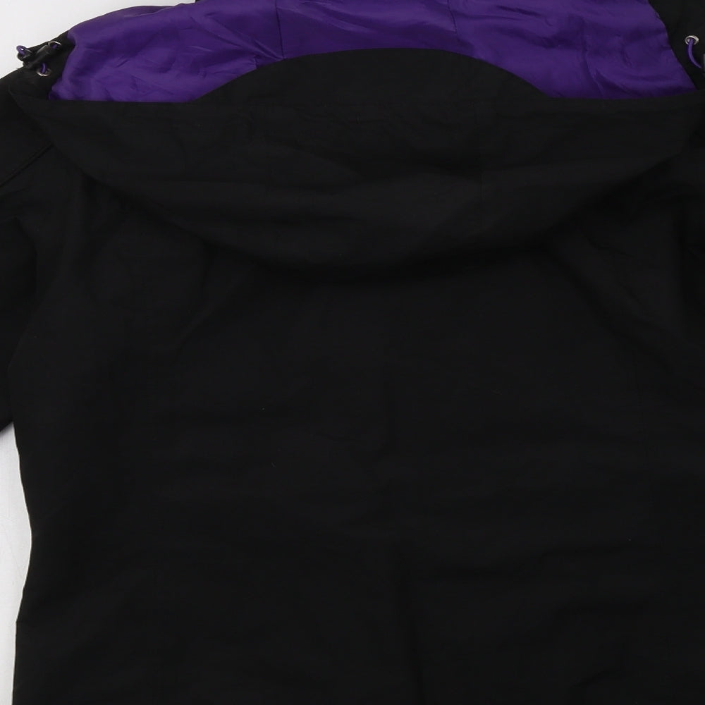 Gelert Womens Black   Windbreaker Jacket Size 12  Zip
