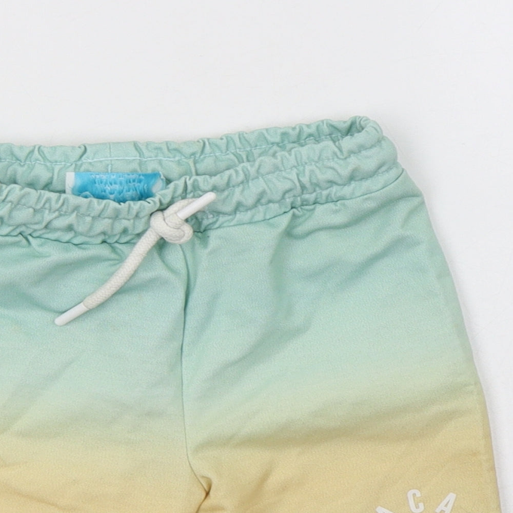 Primark Girls Multicoloured Batik Polyester Bermuda Shorts Size 4-5 Years  Regular Drawstring