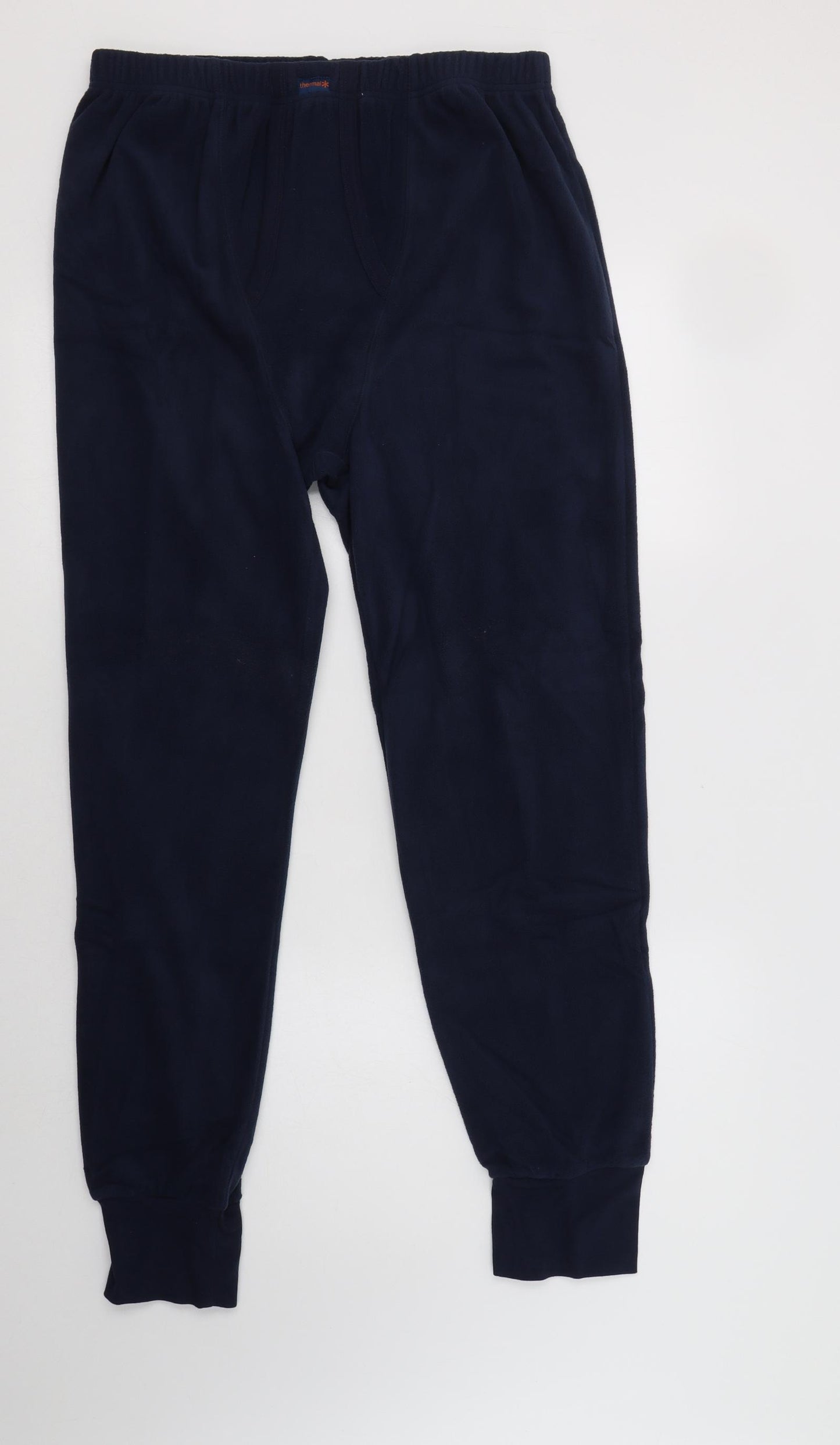 Matalan Mens Blue  Polyester Jegging Trousers Size L L31 in Regular