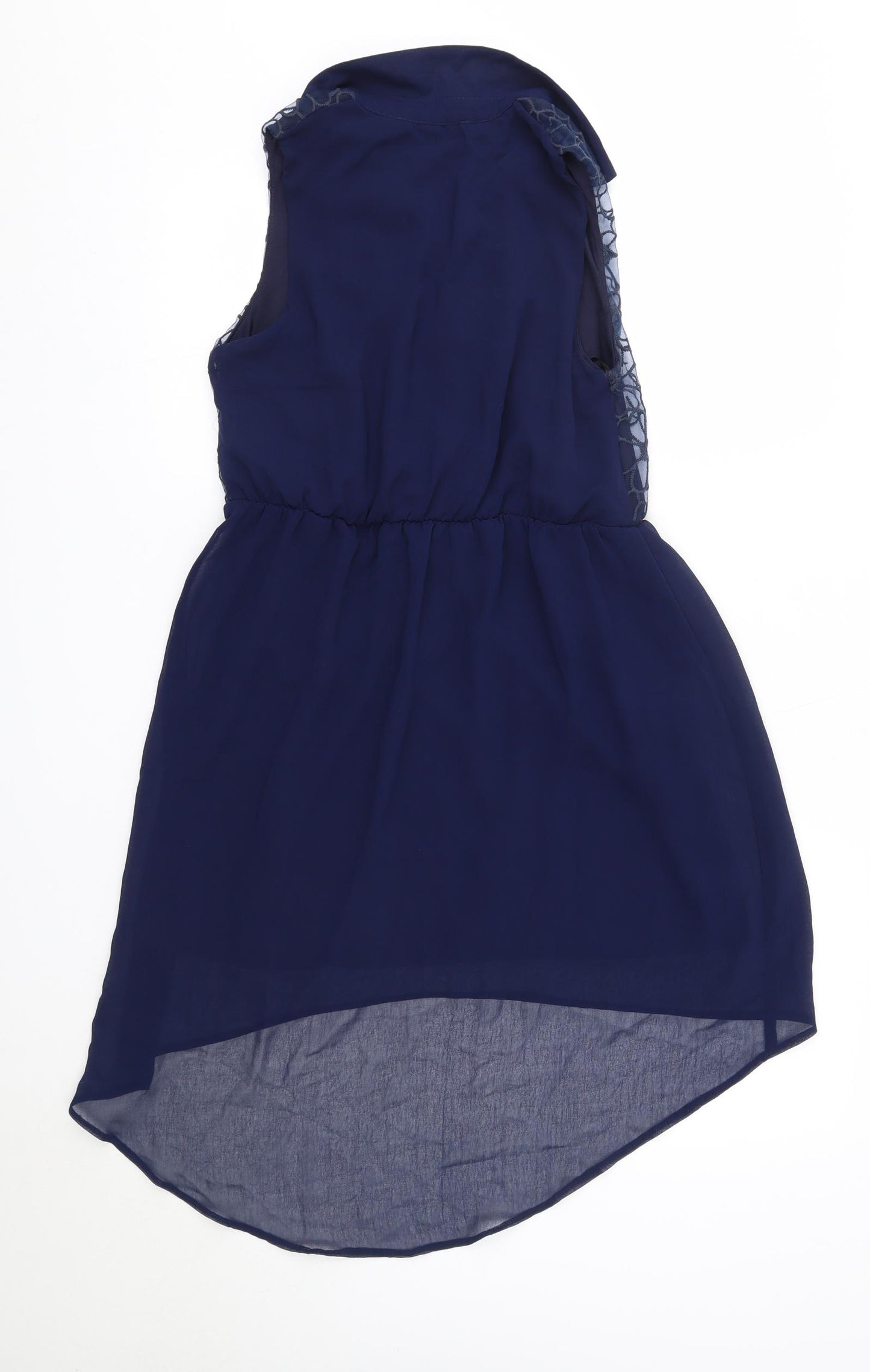 Primark Womens Blue  Polyester Shirt Dress  Size 8  Collared