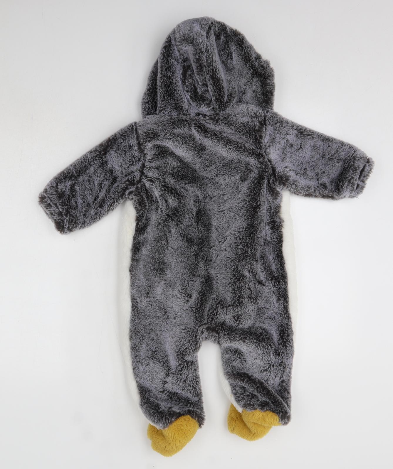 NEXT Baby Multicoloured  Polyester Babygrow One-Piece Size 9-12 Months   - Penguin