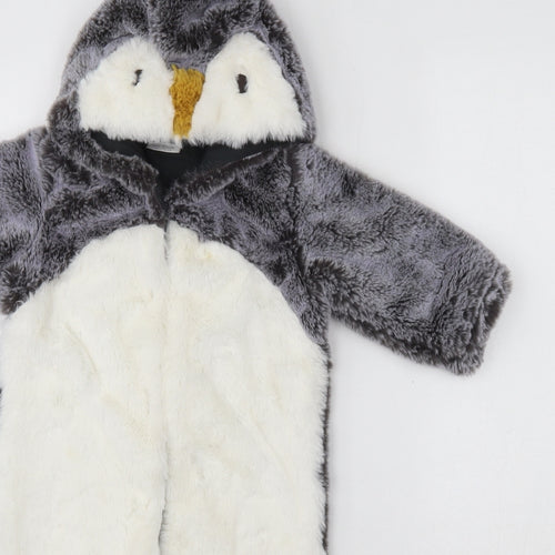 NEXT Baby Multicoloured  Polyester Babygrow One-Piece Size 9-12 Months   - Penguin