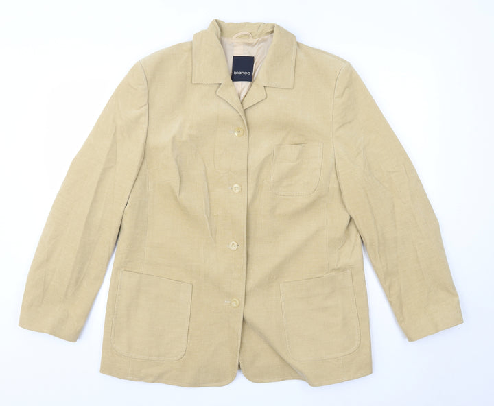 Bianca Womens Brown Jacket Coat Size 18