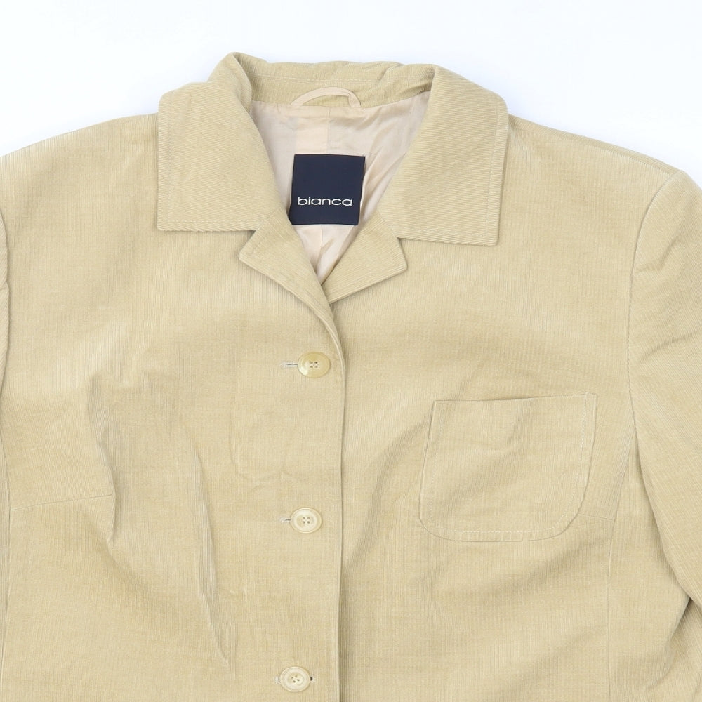 Bianca Womens Brown   Jacket Coat Size 18