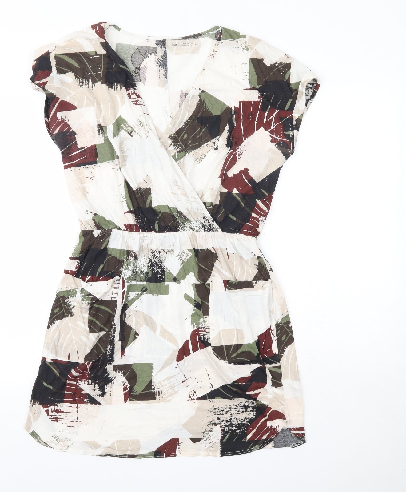 NEXT Womens Multicoloured  100% Cotton A-Line  Size 12  Round Neck