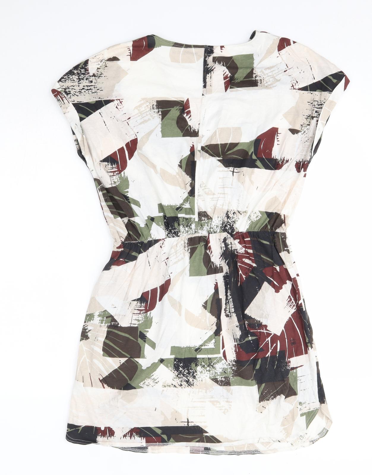 NEXT Womens Multicoloured  100% Cotton A-Line  Size 12  Round Neck
