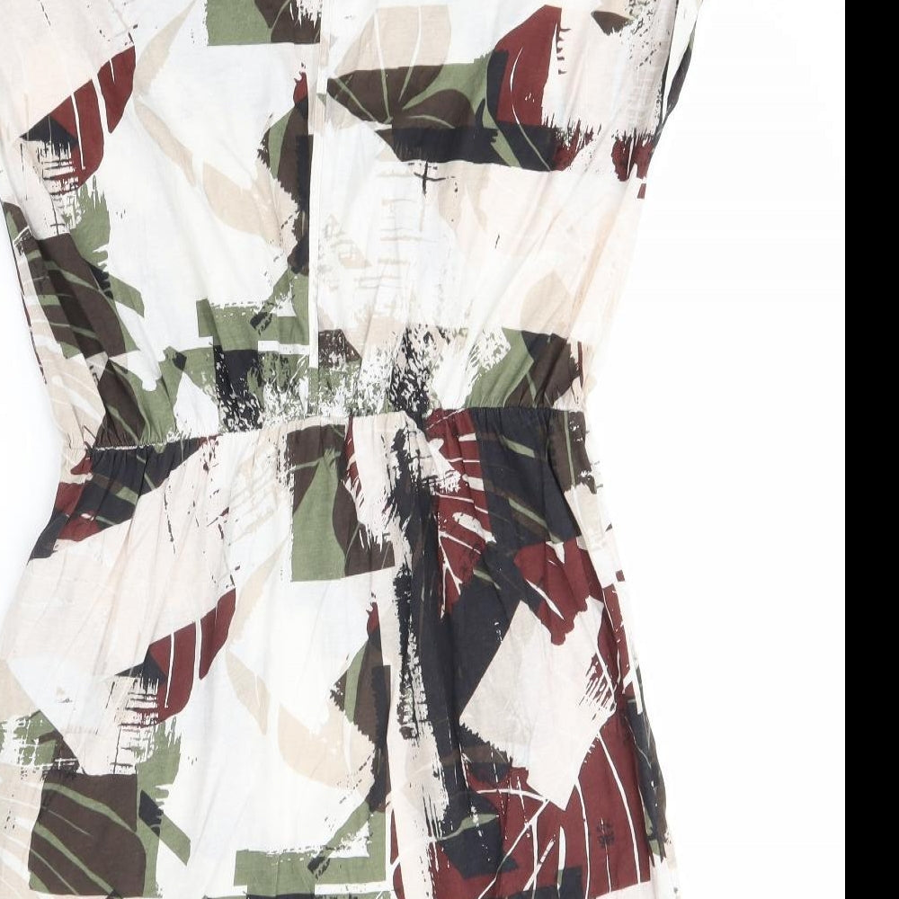 NEXT Womens Multicoloured  100% Cotton A-Line  Size 12  Round Neck