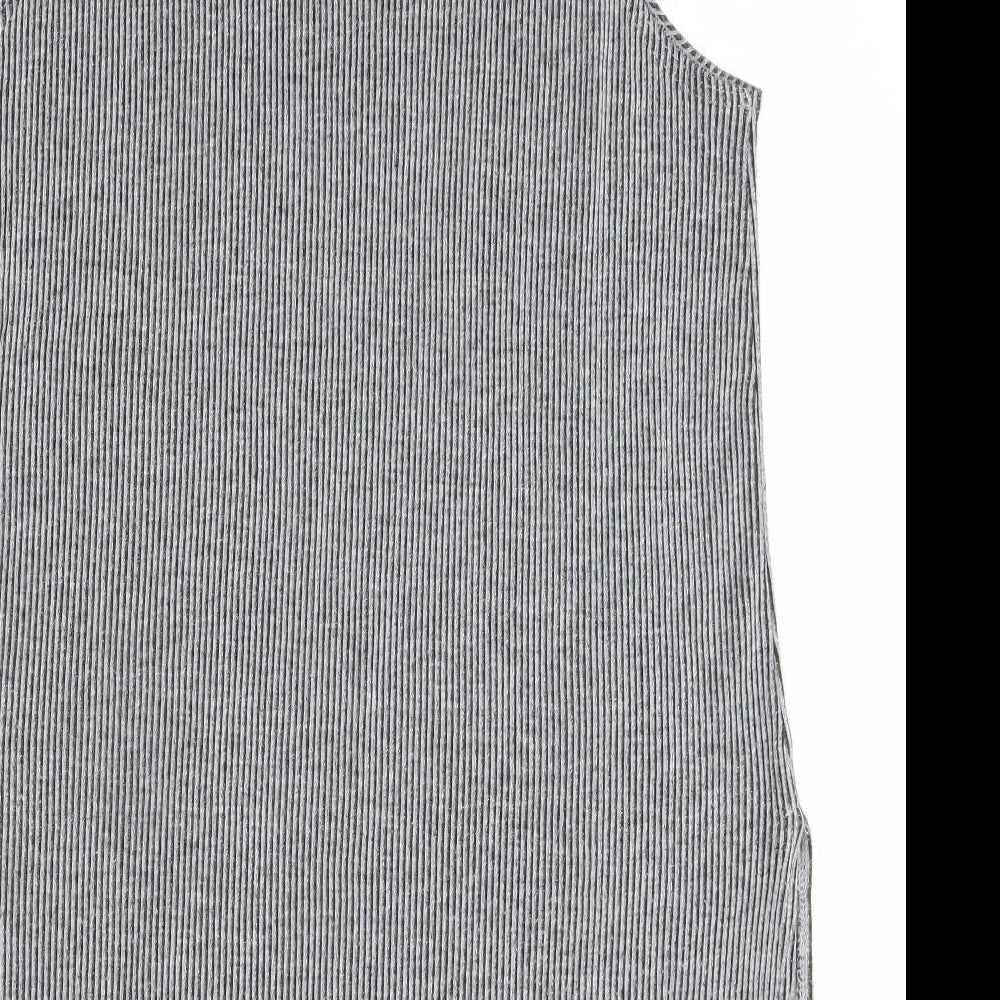 Matalan Womens Grey  Polyester Tank Dress  Size 14  High Neck