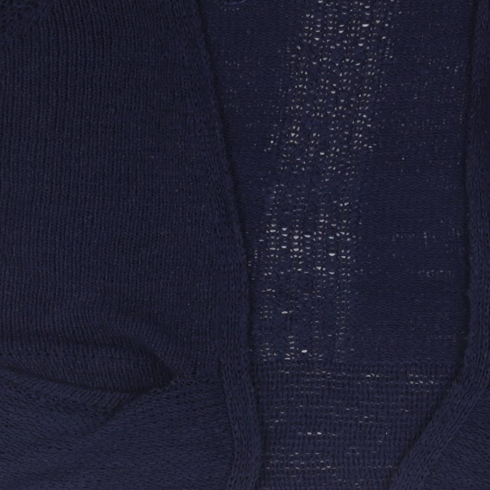 Sfera Womens Blue Round Neck   Cardigan Jumper Size M