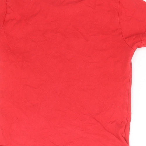 Harry Potter Boys Red  Cotton Basic T-Shirt Size 3-4 Years Round Neck  - Harry Potter