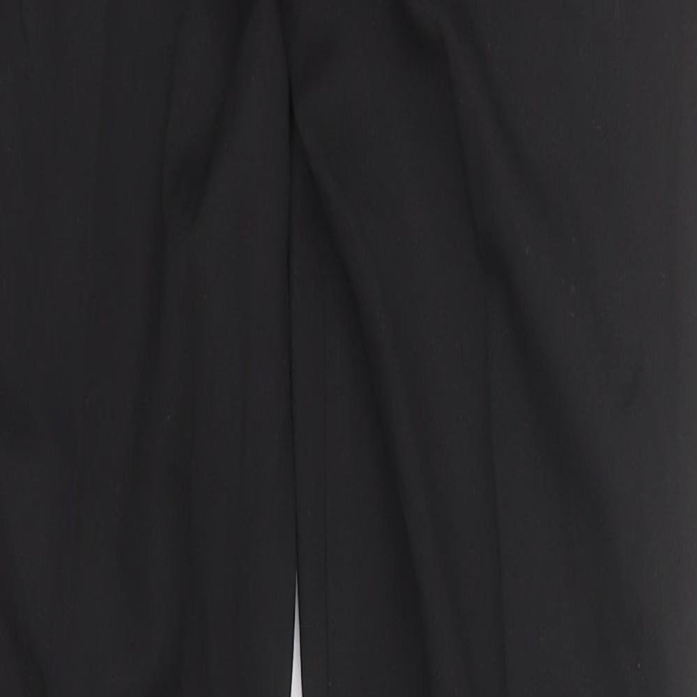F&F Boys Black  Polyester Dress Pants Trousers Size 13-14 Years  Regular  - School