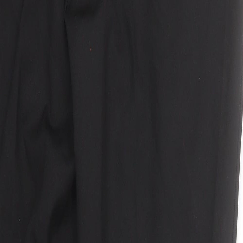 F&F Boys Black  Polyester Dress Pants Trousers Size 13-14 Years  Regular  - School