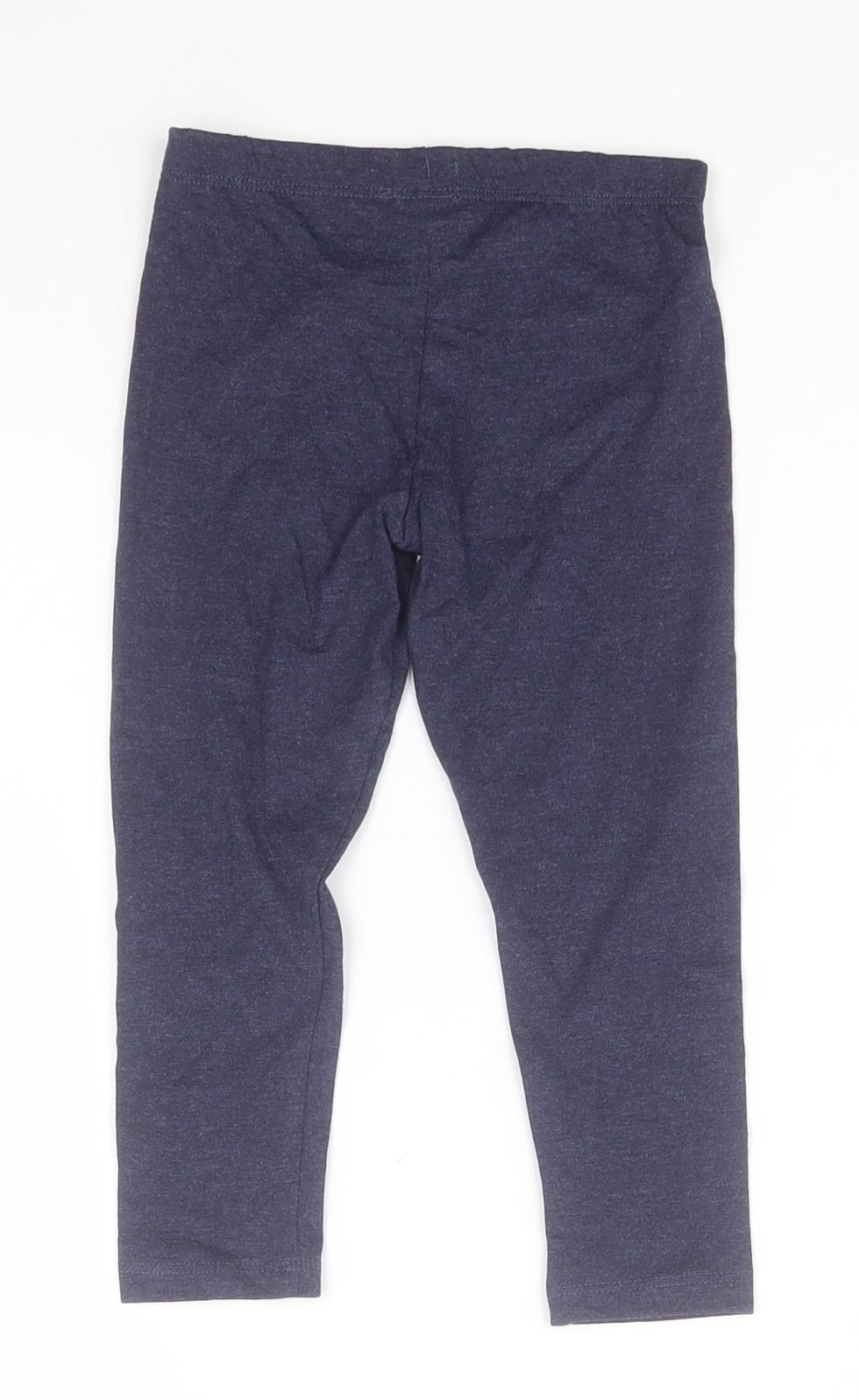 F&F Boys Blue  Cotton Sweatpants Trousers Size 2-3 Years  Regular