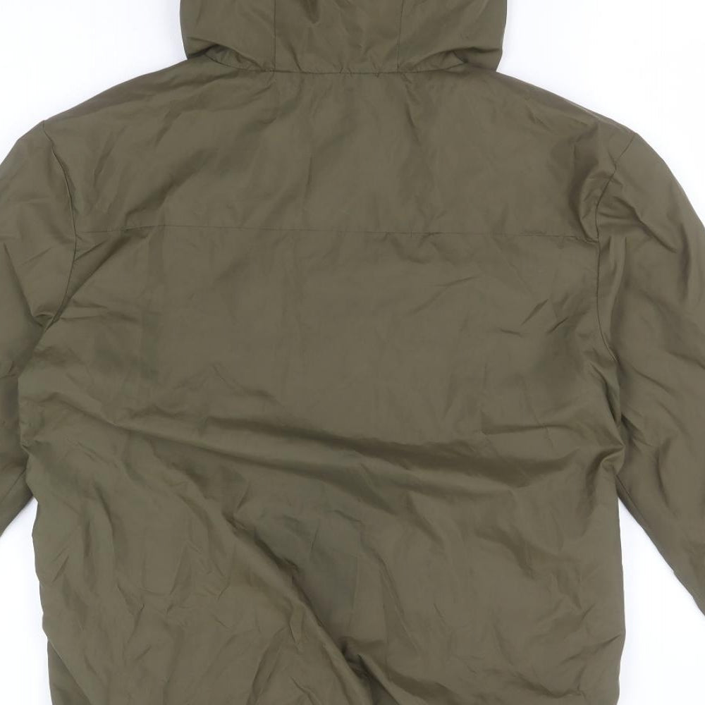 TU Womens Brown   Rain Coat Coat Size S