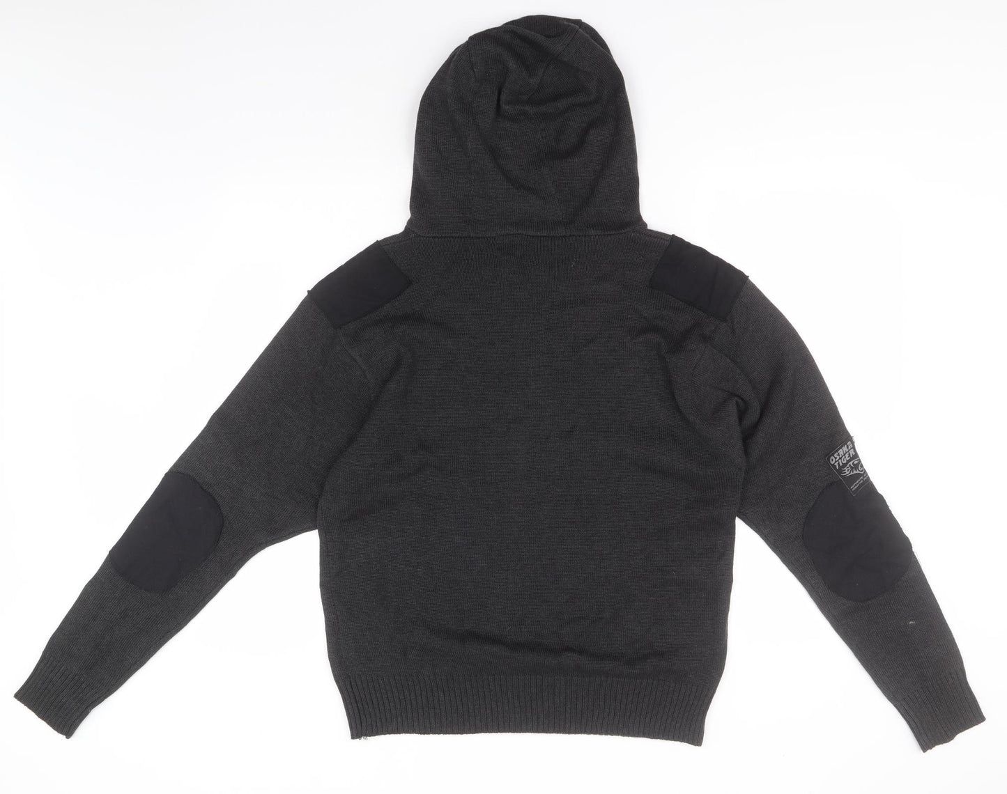 Osaka Mens Grey  Cotton Pullover Hoodie Size XL