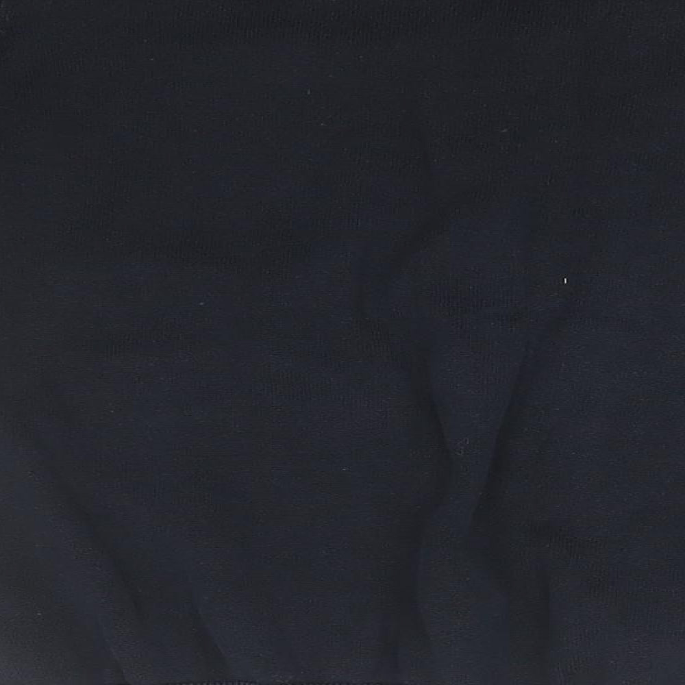 Marks and Spencer Boys Black V-Neck  Cotton Pullover Jumper Size 13-14 Years