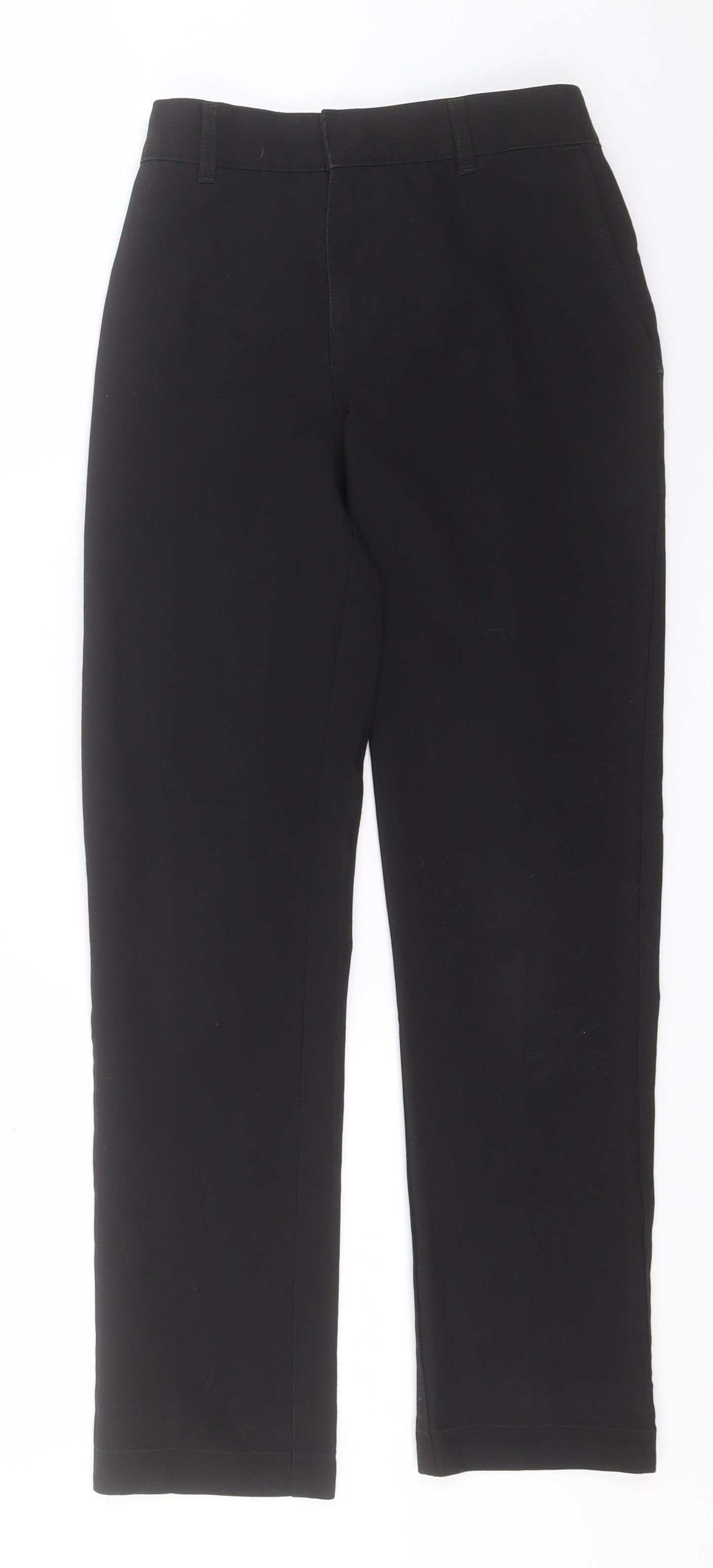 Marks and Spencer Boys Black  Polyester Dress Pants Trousers Size 11-12 Years  Regular  - School