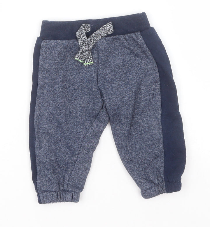 Earlydays Baby Blue Cotton Sweatpants Leggings Size 3-6 Months