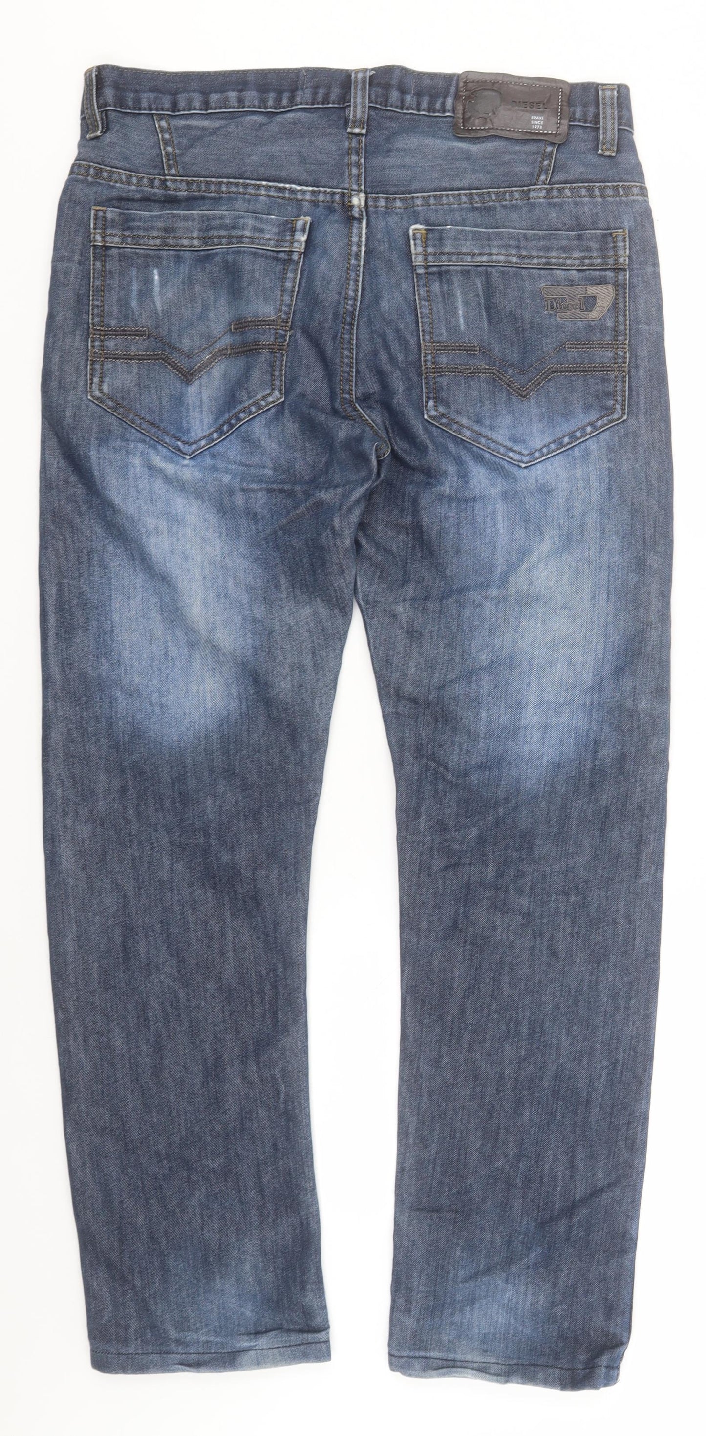 Diesel Mens Blue   Straight Jeans Size 32 L29 in Regular