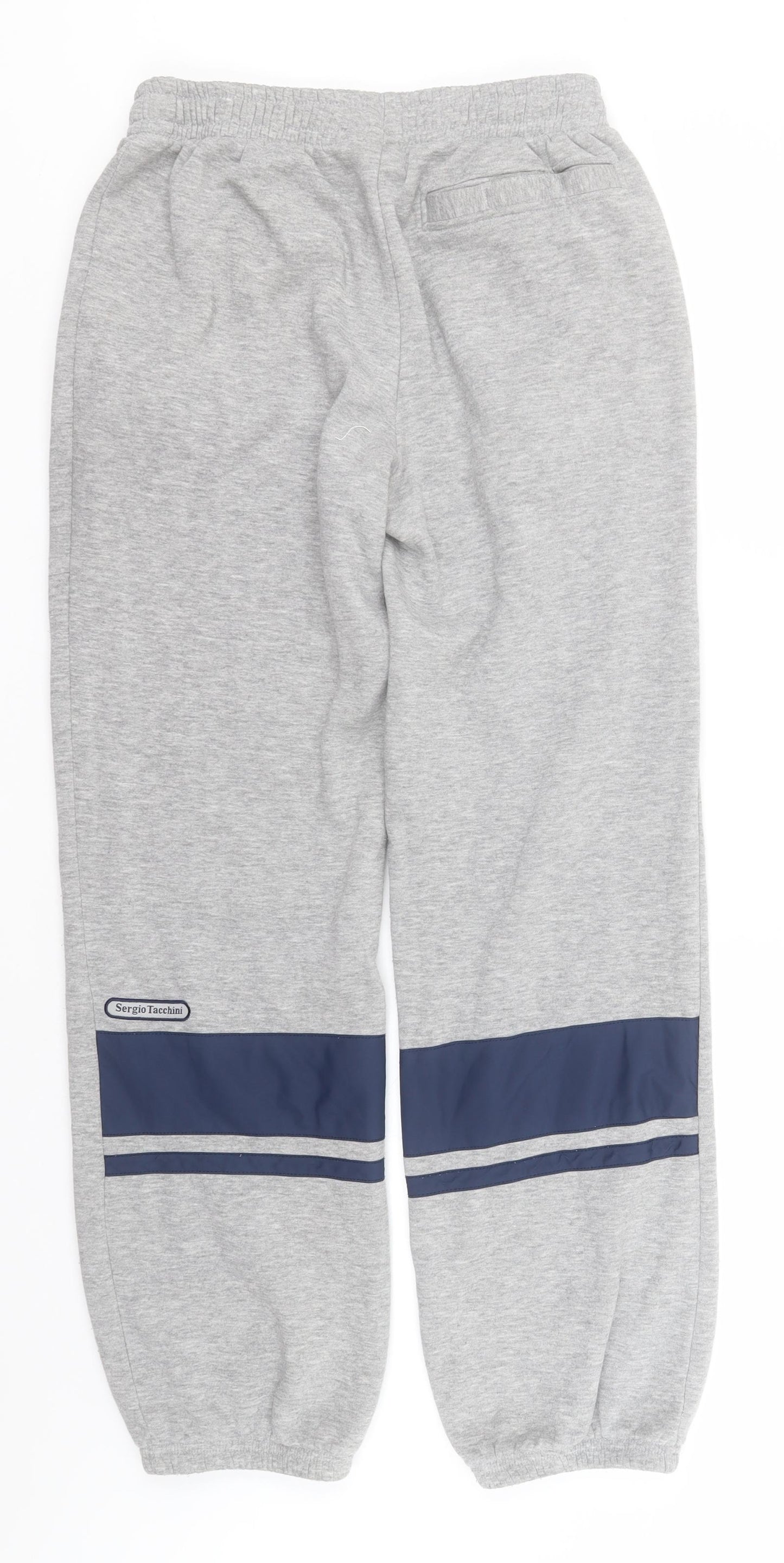 Sergio Tacchini Womens Grey  Polyester Sweatpants Trousers Size M L30 in Regular