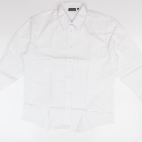 Sheldon Boys White   Basic Button-Up  Collared
