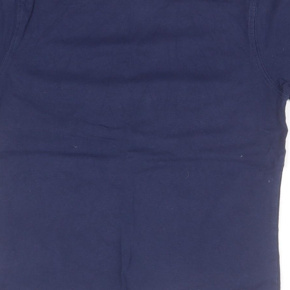 Angry Birds Boys Blue  Cotton Basic T-Shirt Size 9-10 Years Round Neck  - Angry Birds