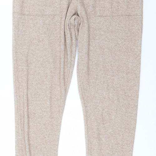 F&F Womens Green  Polyester Sweatpants Trousers Size 12 L30 in Regular