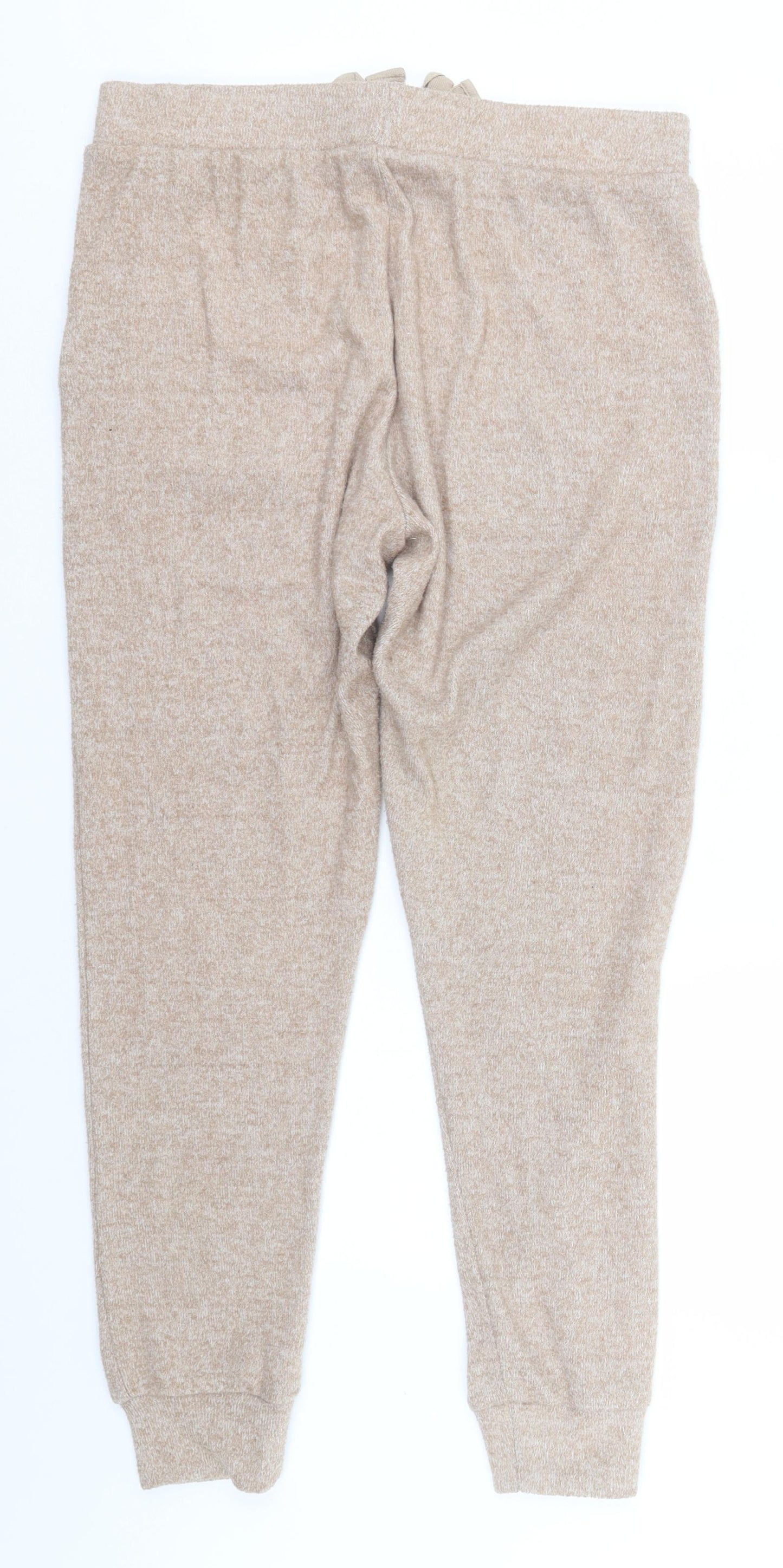 F&F Womens Green  Polyester Sweatpants Trousers Size 12 L30 in Regular