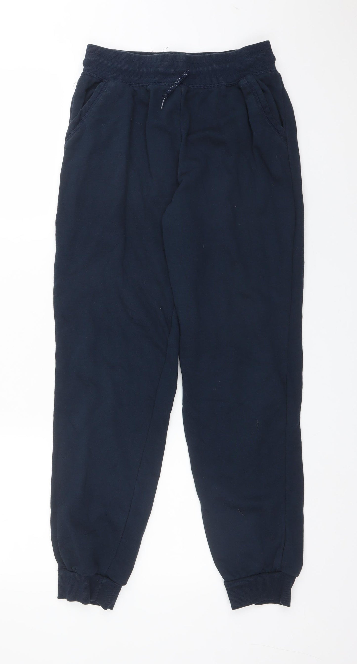 Primark Boys Blue  Cotton Jogger Trousers Size 13-14 Years  Regular