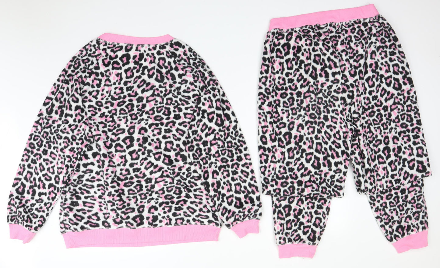 Preworn Womens Multicoloured Animal Print Polyester  Pyjama Set Size 18