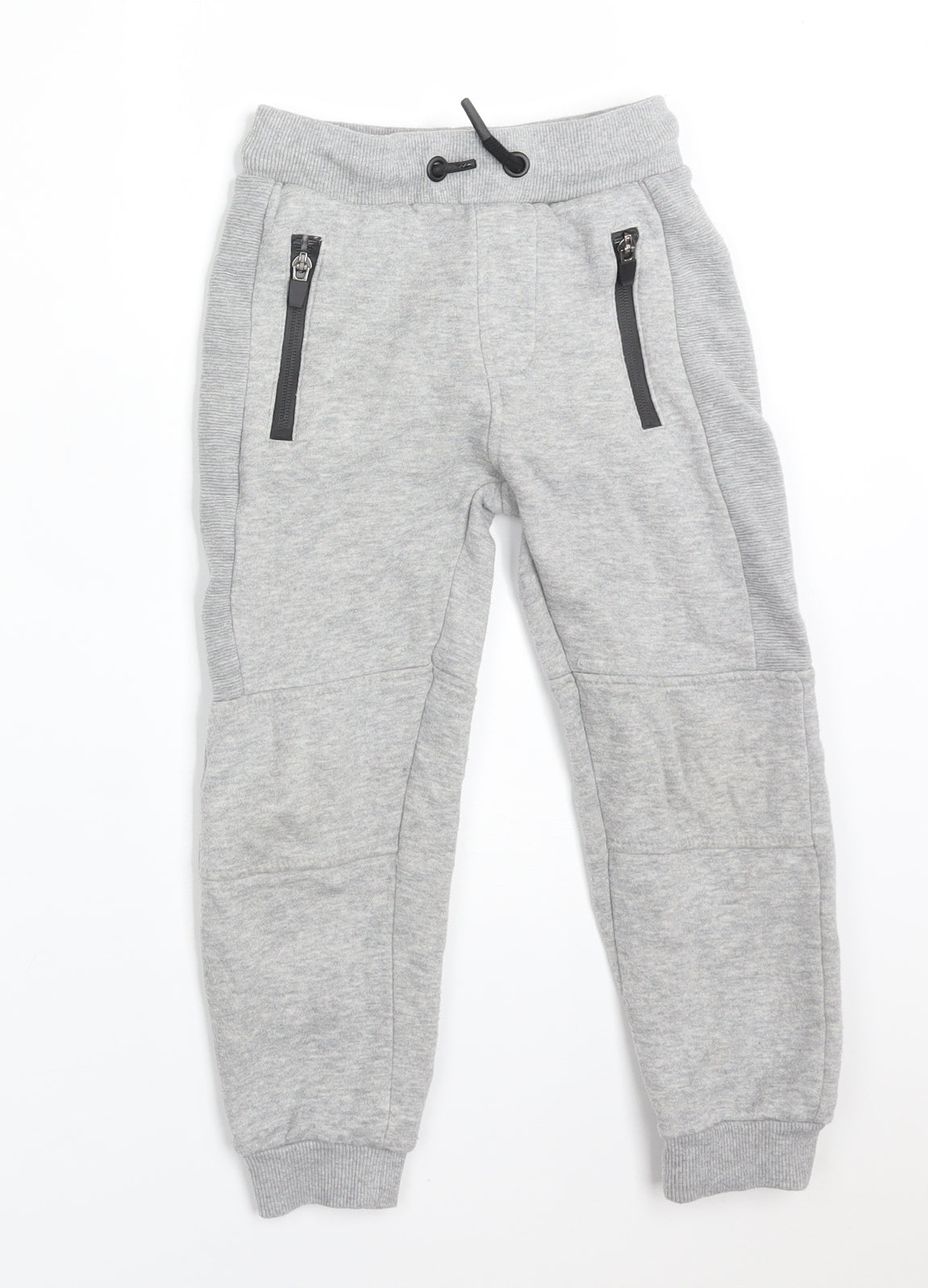 Matalan Boys Grey  Cotton Jogger Trousers Size 5 Years  Regular