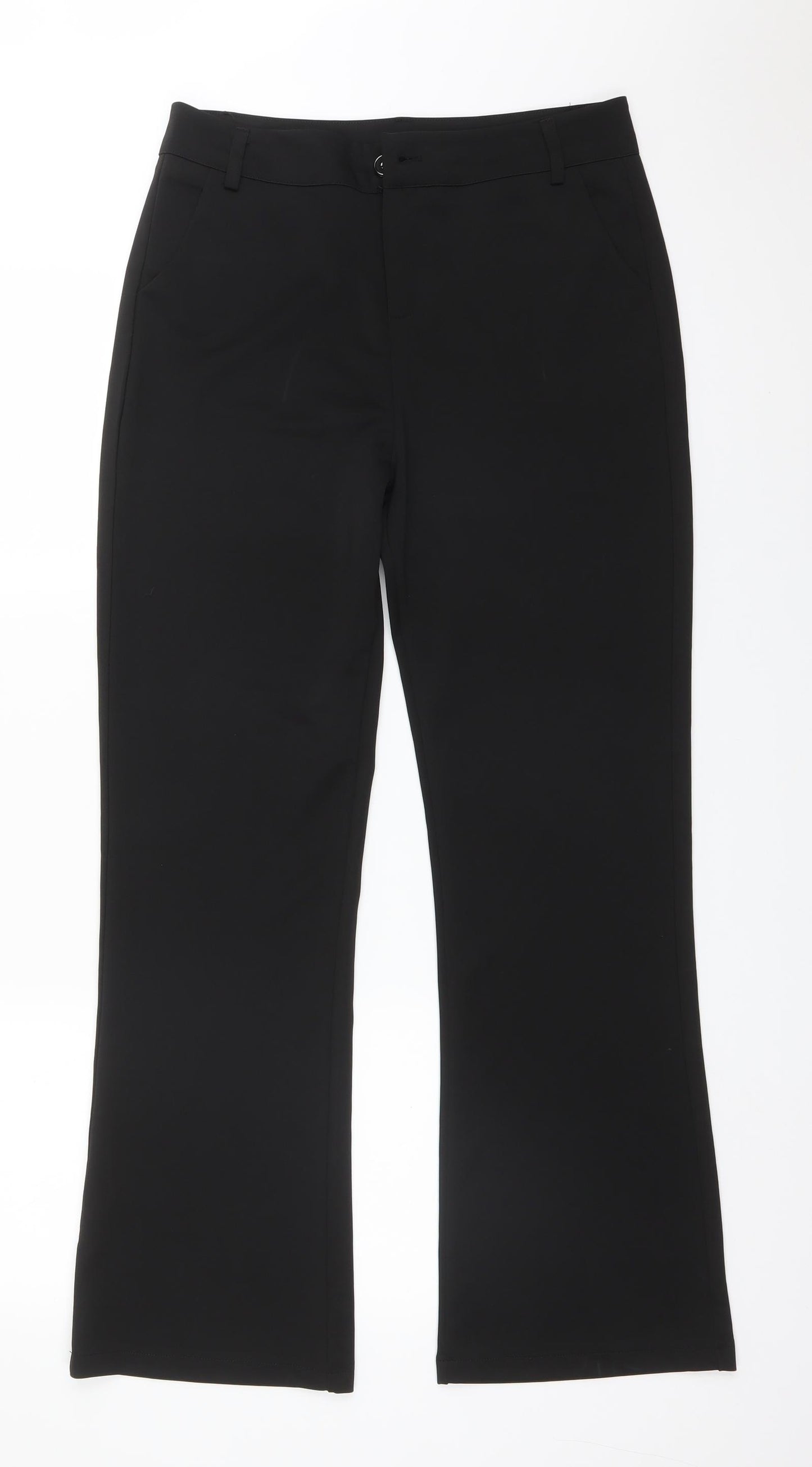 XIANGAISHA Womens Black   Trousers  Size XL L29 in Regular