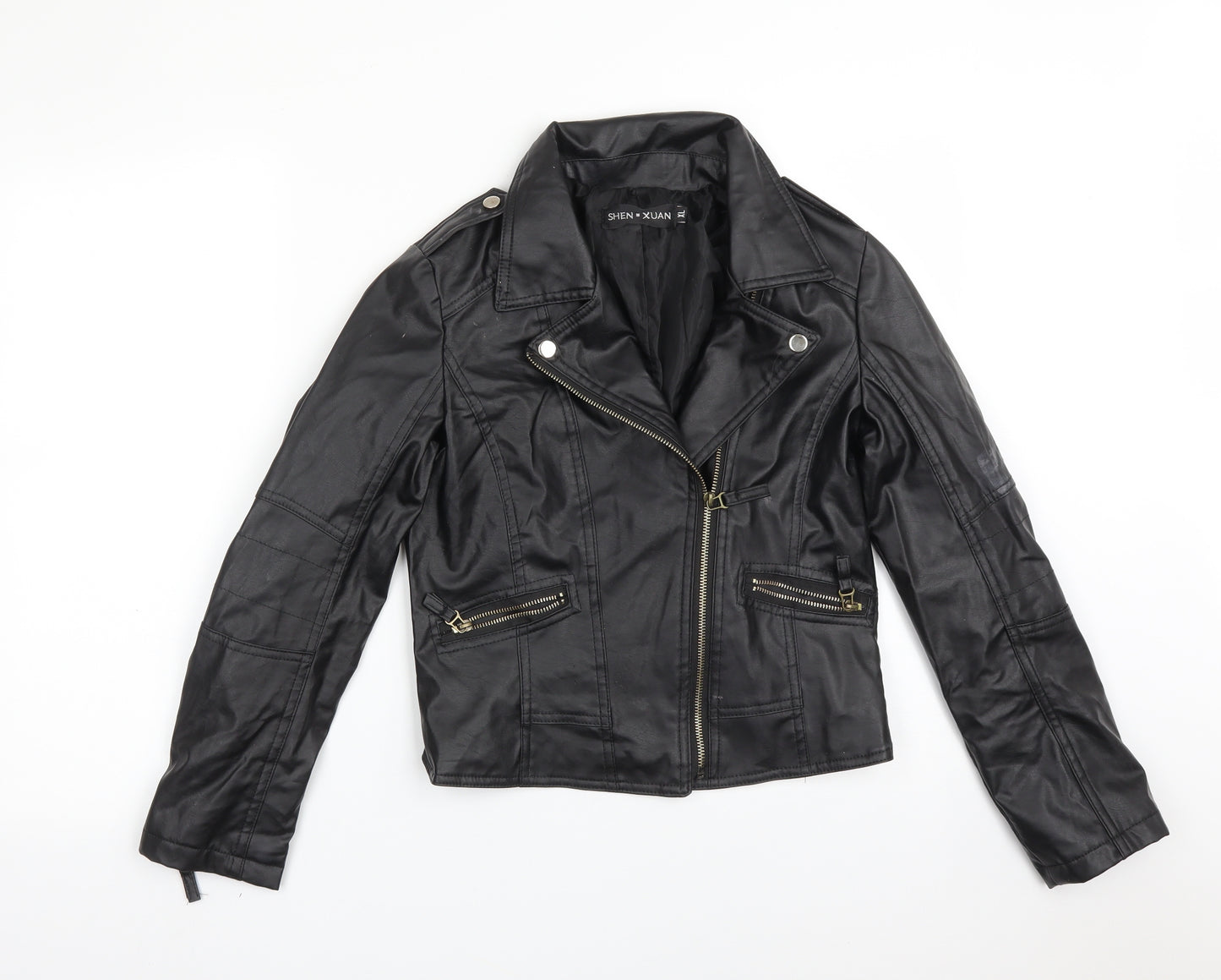 SHEN XUAN Womens Black   Jacket  Size XL