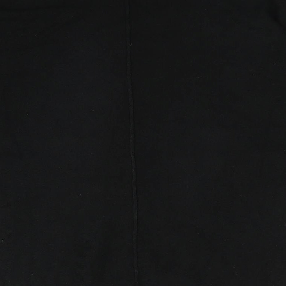 NEXT Womens Black Crew Neck  Acrylic Pullover Jumper Size S