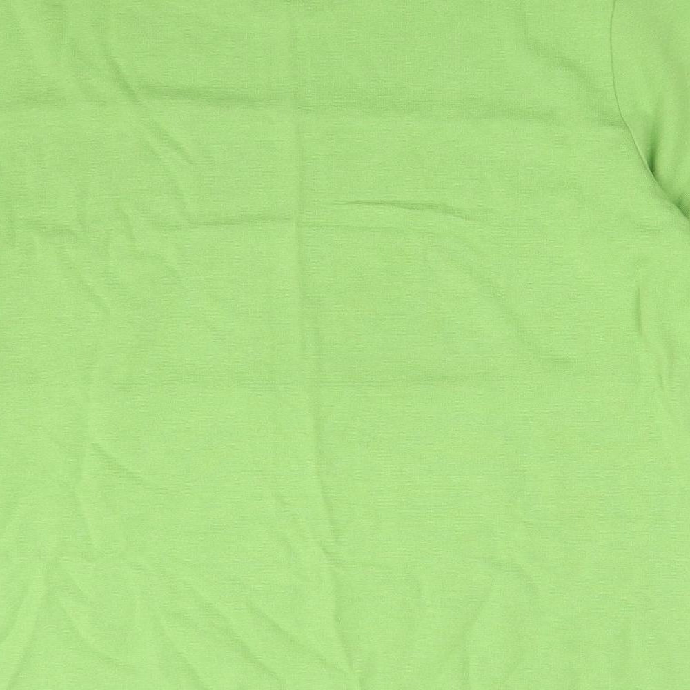 JUST ELEGANCE Womens Multicoloured Colourblock Viscose Basic T-Shirt Size 18 Round Neck