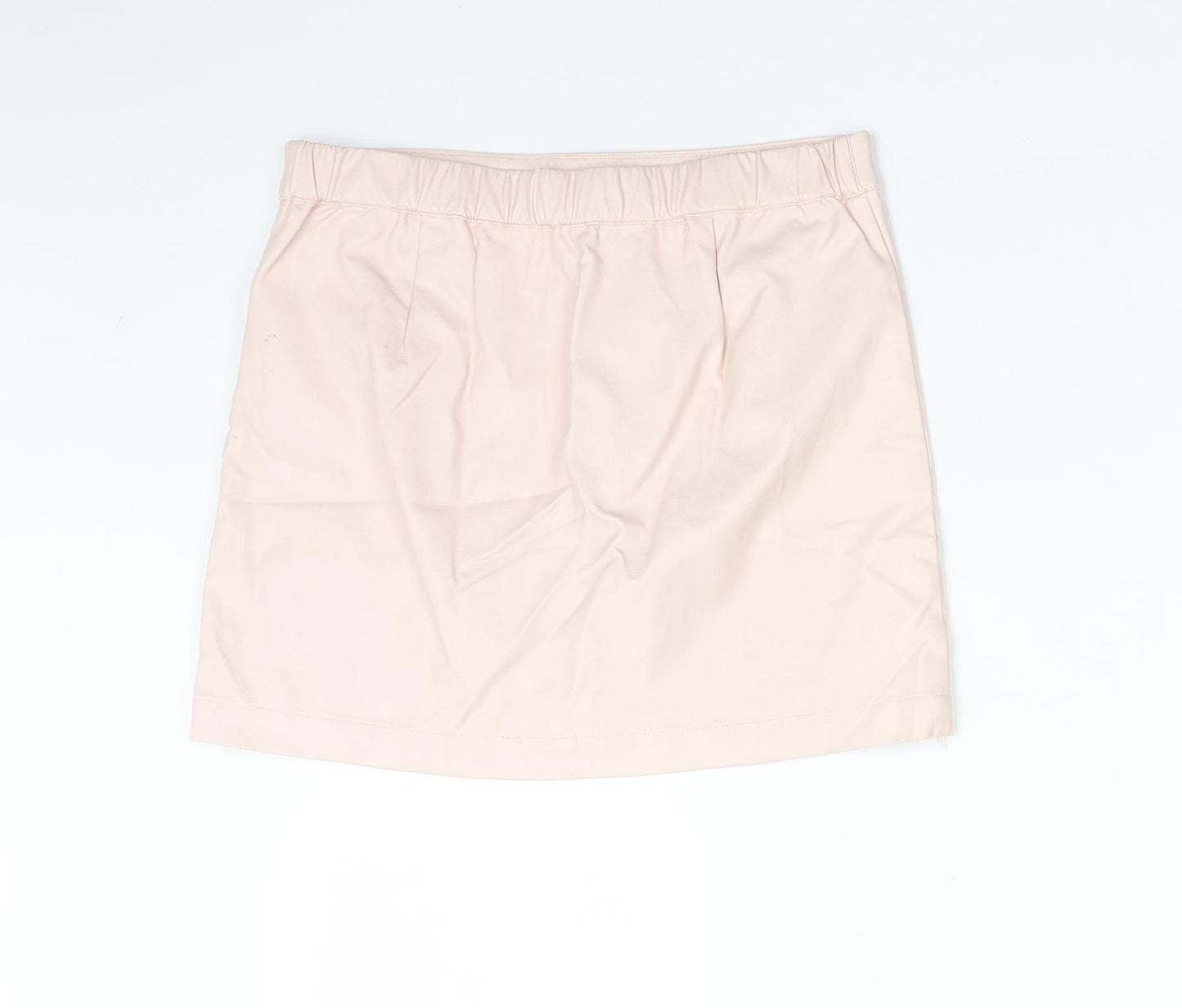 FOREVER 21 Girls Pink  Polyurethane Straight & Pencil Skirt Size 13-14 Years  Regular