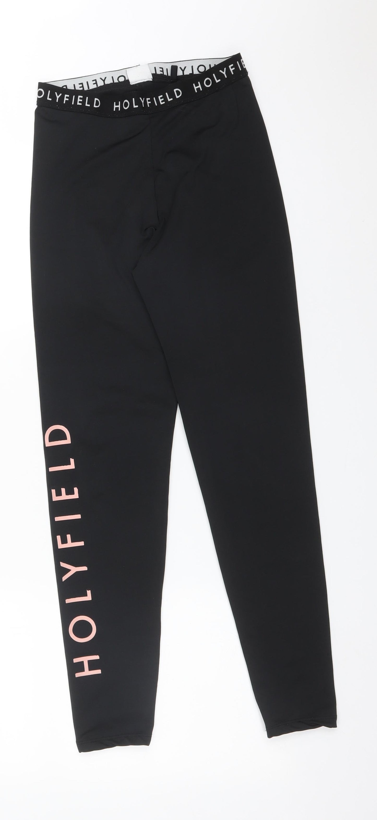 HOLYFIELD Girls Black  Polyester  Trousers Size 12-13 Years  Regular  - LEGGINGS