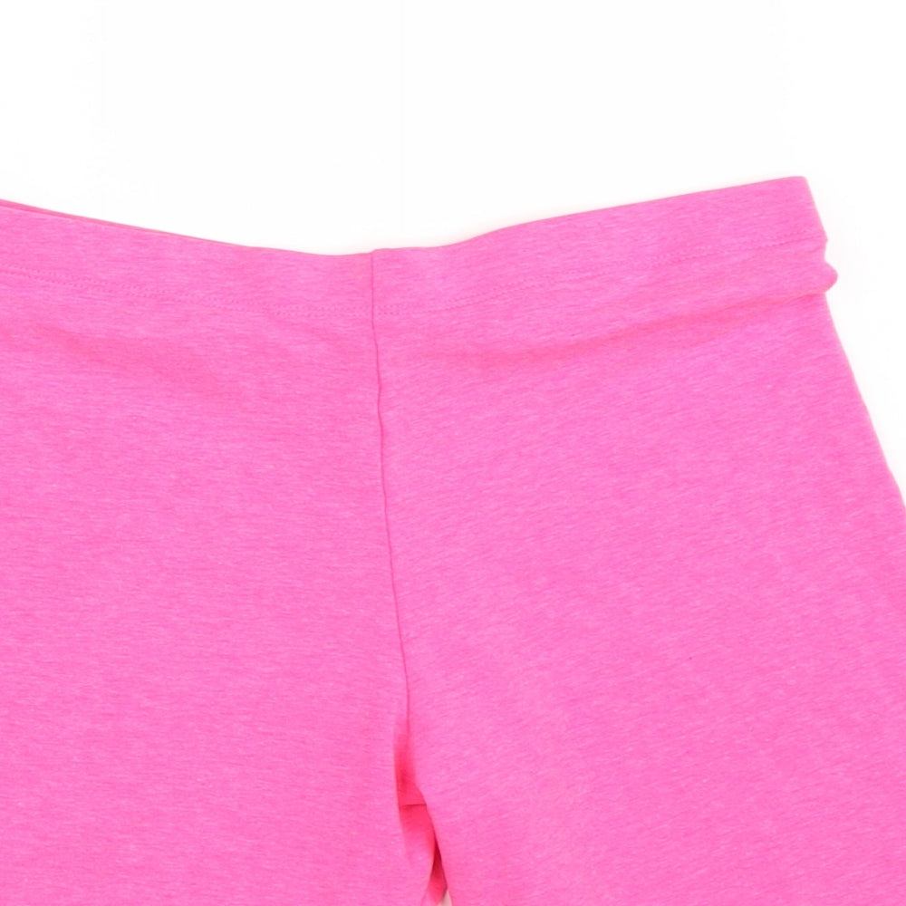 George Girls Pink  Polyester Biker Shorts Size 13-14 Years  Regular