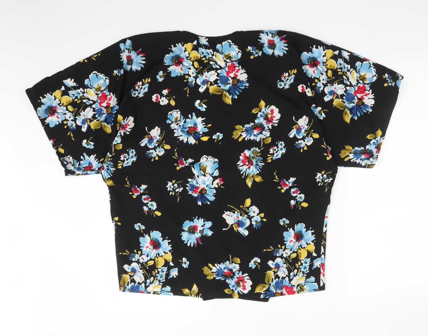 Atmosphere Womens Multicoloured  Floral Polyester Cape Jumper Size S