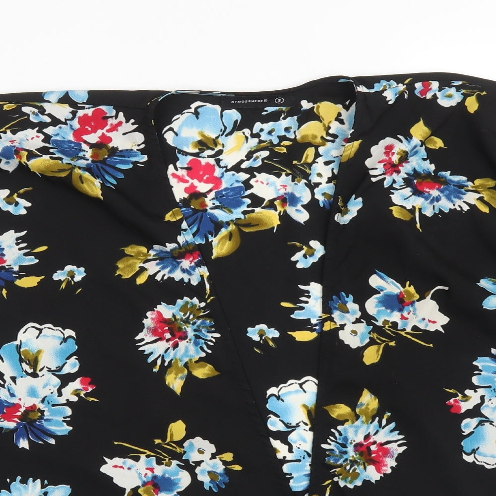Atmosphere Womens Multicoloured  Floral Polyester Cape Jumper Size S